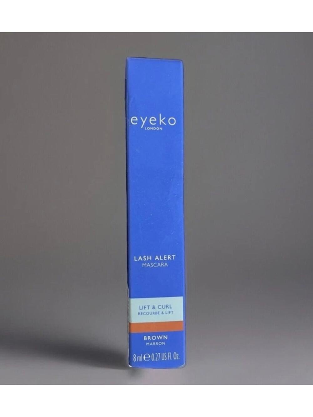 Eyeko Lash Alert Mascara Brown Lift & Curl - Infused with Caffeine and Biotin